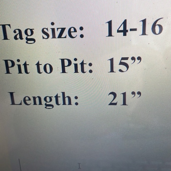 In Design Girls 14 - 16 red t shirt top 60% cotton 40% polyester - Picture 6 of 6